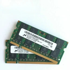 4 GB DDR2 PC2-6400S 800 MHz DDR2 Sodimm Memoria RAM (MT16HTF51264HZ800C1) Micrón - Imagen 1 de 2