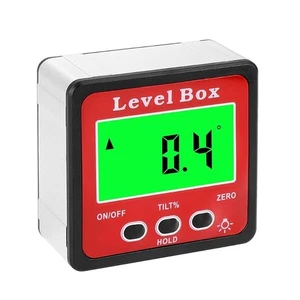Digital Level Box Protractor Angle-Finder 90 Degree Level Gauges Bevel-Gauges - Picture 1 of 8