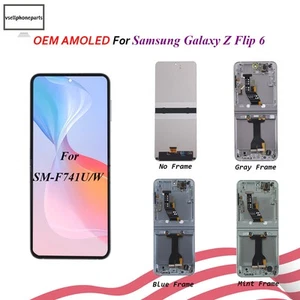 OEM OLED pour Samsung Galaxy Z Flip 6 F741U/W écran LCD écran tactile numériseur - Photo 1 sur 25