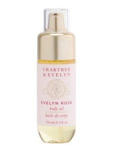 Crabtree & Evelyn EVELYN ROSE Body Oil 120ml REJUVENATES & INVIGORATES - Picture 1 of 4