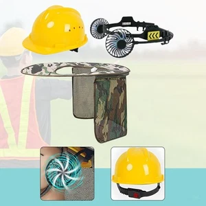 Hard Hat Cooling Fan Practical Summer with Light Lightweight Easy to Install - Picture 1 of 7