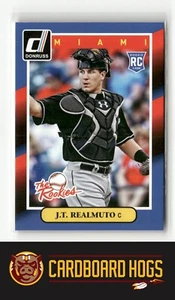 2014 Donruss The Rookies #73 J.T. Realmuto Miami Marlins RC Rookie - Picture 1 of 2