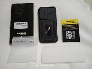 ANNGELAS - Funda Samsung Galaxy A54 - Negra - 6.5" - Pata de cabra -NUEVA - Imagen 1 de 6
