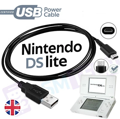 Premium Quality Nintendo DS Lite Power Charger Cable Lead  USB Charging Cord DSL - Image 1 of 3