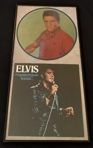 1978 ELVIS PRESLEY "A Legendary Performer" Volume3 PICTURE DISC 25"x13"X1" Frame - Picture 1 of 8