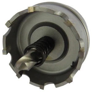 1-1/8" HOLE CUTTER, CARBIDE TIPPED, 3/16" DEPTH OF CUT, QTY: 1 - Picture 1 of 8