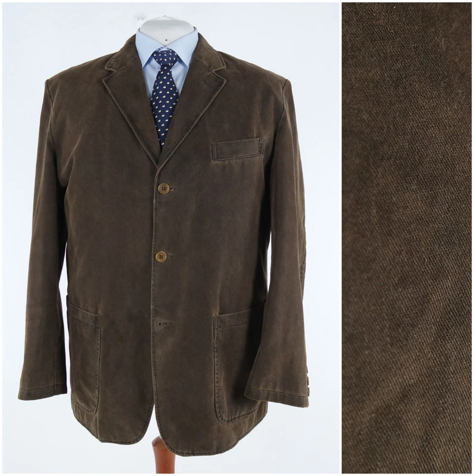 Mens CAMEL ACTIVE Blazer 48R UK Size Brown Cotton Sport Coat Travel Jacket - Image 1 of 4