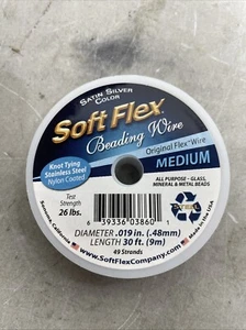 49 Strand Beading Wire - Medium 0.19 Diameter - 30 Feet Nylon Design Wire - Picture 1 of 1