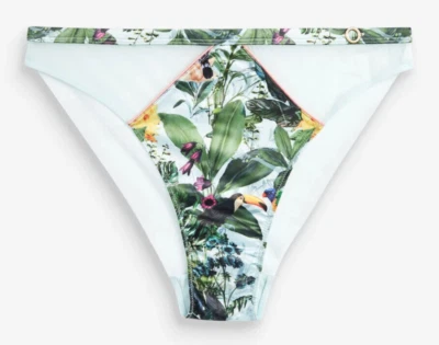 B by Ted Baker Size 12 Knickers Palomer Satin Floral Botanical Bikini Brief BNWT - Image 1 of 4