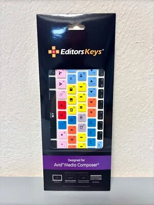 Editors Keys Avid Media Composer Keyboard Cover (EK-CV-MCOM-K57-USUK) - Image 1 of 4