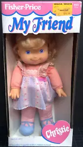 Vintage 1990 Fisher-Price 8123 My Friend Christie Puppe neu im Karton versiegelt so selten - Bild 1 von 6