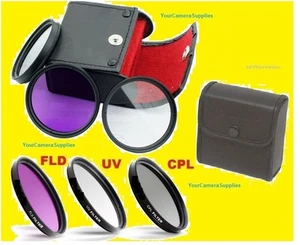 3pc FILTER KIT SET CPL UV FL-D Circular Polarizer Ultraviolet To NIKON P900 P950 - Picture 1 of 12