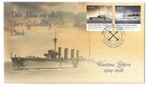 2014 Cocos Islands Sydney/Emden Engagement Stamps Set 2 SG 491/2 FDC or FU - Picture 1 of 1