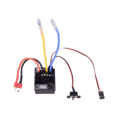 AX-D60A 60A Brushed ESC Waterproof Speed Controller for 1/10 RC Off road Car - Image 1 of 4