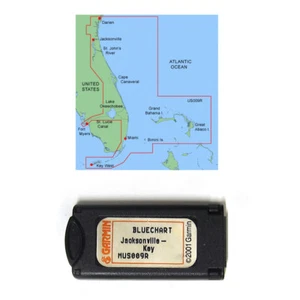 Garmin BlueChart Jacksonville - Key Largo MUS009R Data Card Marine Chart - Picture 1 of 3