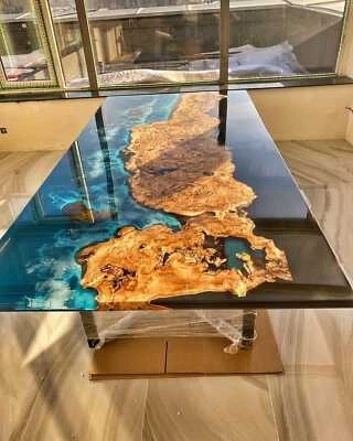 Epoxy Resin Table: A Unique Blend of Art and Functionality epoxy dining table to - Image 1 of 4
