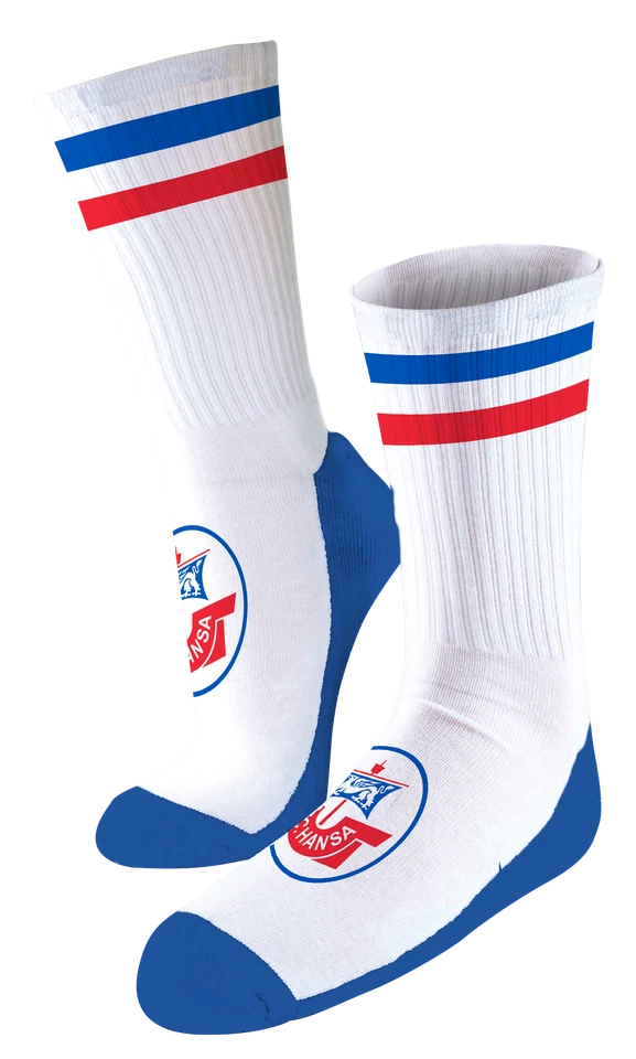 F.C. Hansa Rostock Sportsocken 2er-Set Gr. 39-46