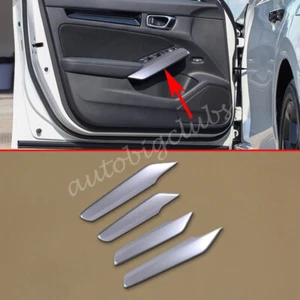 For Honda Civic 2022-2023 Matte Chrome Window Switch Side Cover Trims Accessory - Picture 1 of 5