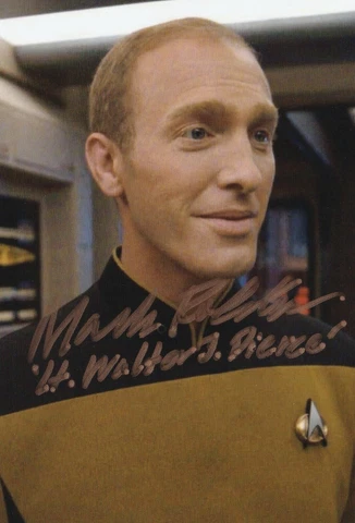 Mark Rolston Hand Signed 6x4 Inch Star Trek photo Cover