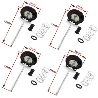 4 X For Honda XL250R CM450E CB650 XL500R Carburetor Accelerator Pump Diaphragm Foto 1 de 3
