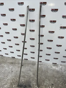 🇯🇵BMW🇩🇪E30 Convertible Front Outer Window Sill Chrome Trim Set *033* - Picture 1 of 23