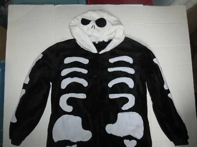 Traje de unión con capucha SKELETON para hombre XL ropa de dormir ropa de salón pijamas Foto 1 de 4