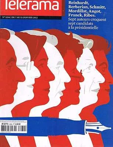 telerama   n°3234   7 janvier 2012 :sept auteurs croquent  sept candidats a la p - Imagen 1 de 1