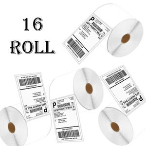 Etiqueta de franqueo térmica directa 16 rollos 4x6"" para Zebra LP 2844 3842 Eltron ZP450 - Imagen 1 de 24