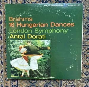 Brahms Antal Dorati London Symphony 16 Hungarian Dances Mercury LP - Imagen 1 de 5