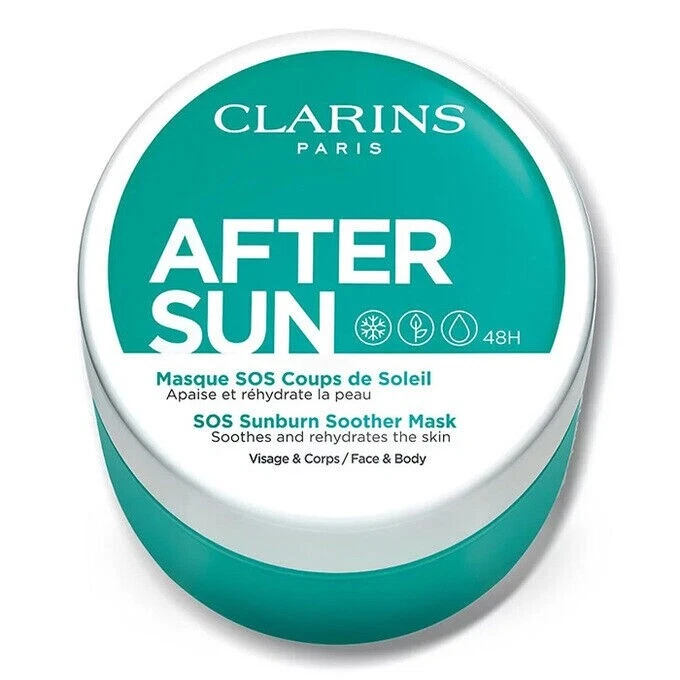 Clarins SOS After Sun Sunburn Soother Mask 3.4oz | New Sealed Box - Image 1 of 1
