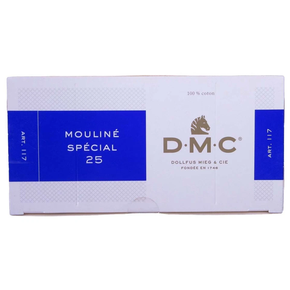 DMC Art 117 Mouline Special 25 Embroidery Floss Box of 12 Skeins Choose Color - Image 1 of 1