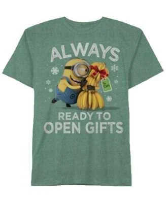 Universal Studios Minions Christmas Boys' Ready to Open Gifts T-Shirt X-Large - Image 1 of 4