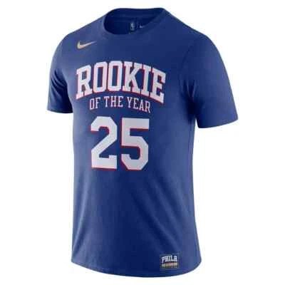 Ben Simmons Philadelphia 76ers Nike Rookie of Year Player T-Shirt Men's 2017 NBA - Image 1 of 2