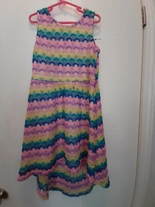 Wonder Nation Rainbow Lace Dress Size 7/8 - Picture 1 of 1