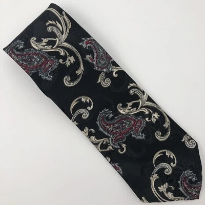 "Corbata para hombre Town Craft negra gris blanca roja cachemira longitud: 58,5"" ancho: 4""" Foto 1 de 4