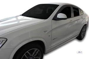 Deflettori Aria Per BMW X4 F26 2014-2018 5-Porte Set 4 Antiturbo Antivento Heko - Foto 1 di 12