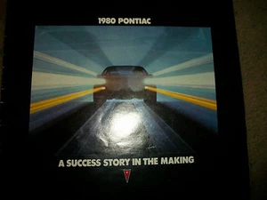PONTIAC 1980 SALES BROSHURE OLD VINTAGE 40 PAGES - Picture 1 of 1