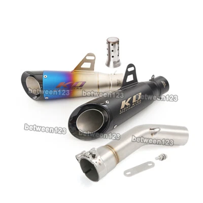 For Yamaha FZ1 2006-2015 Motorcycle Exhaust System Muffler Tail Mid Link Pipe - Image 1 of 4
