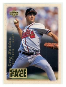 GREG MADDUX 1996 Upper Deck Game Face #GF10 - Picture 1 of 2