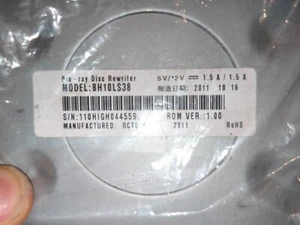 BH10LS38 Blu-ray Disc Rewriter LG - Photo 1/2