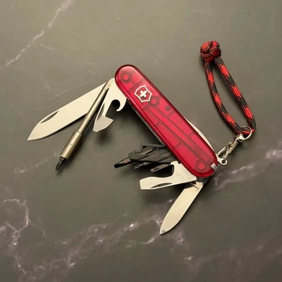 Victorinox CYBERTOOL S Officier Suisse  Red Translucent, LN - Image 1 of 4