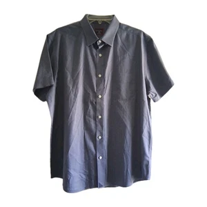 UNTUCKit Button Up Shirt Mens L Slim Fit Blue Cotton Wrinkle Free Woven - Picture 1 of 7