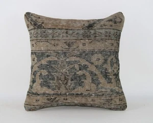 16x16 Kilim Pillow Cover Turkish Handmade Tribal Aztec Anatolian Cushion Case - Picture 1 of 7