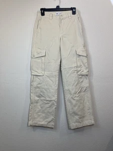 Pantalones cargo TNA ARITZIA para mujer talla 2 pierna ancha holgados tiro alto bolsillo - Imagen 1 de 11