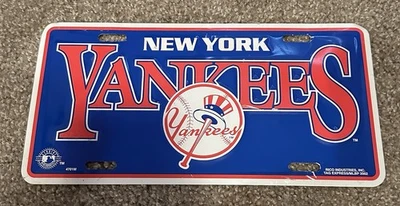 New York Yankee Car Collectible License Plate - Image 1 of 2