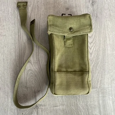 Original WW2 British Army 37 Pattern Webbing Ammo Pouch 1937 Pat MK3 - Image 1 of 4