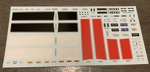 MPC 1979 Chevy Nova Ss Kit Modelo Plástico Hoja Calcomanía Escala 1/25 - Imagen 1 de 2