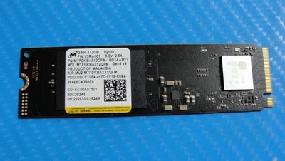MSI Bravo 15 B5ED Micron 512GB NVMe M.2 SSD MTFDKBA1T0QFM-1BD1AABYY - Image 1 of 2