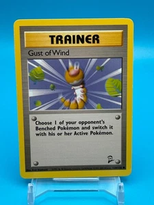 Gust of Wind Trainer Card - Base Set 2 #120 Near Mint Vintage Pokemon TCG - Picture 1 of 5