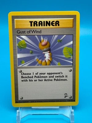 Gust of Wind Trainer Card - Base Set 2 #120 Near Mint Vintage Pokemon TCG - Image 1 of 4